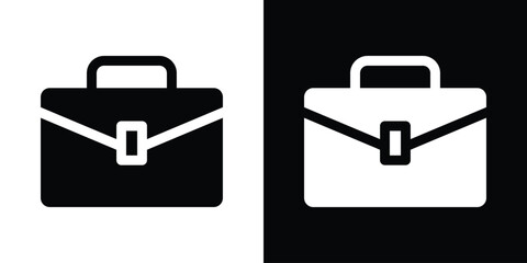 Briefcase icon collection. line stroke icon. EPS 10