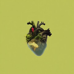 Heart with nature
