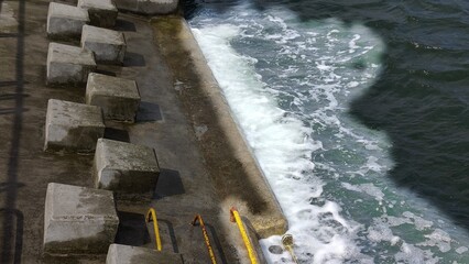 water near the pier © MARIA