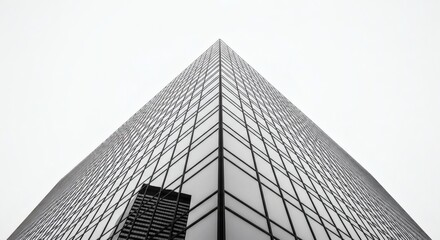 Fototapeta premium Modern Giant Skyscraper Symmetry.