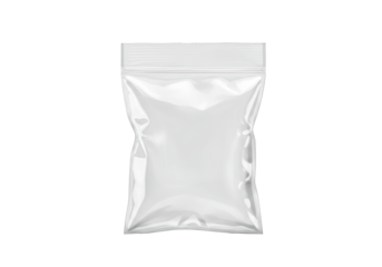 Isolated Small Blank Ziplock Bag