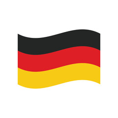 Obraz premium Germany flag. The official ratio. Flag icon. Standard color. Standard size. A rectangular flag. Computer illustration. Digital illustration. Vector illustration.