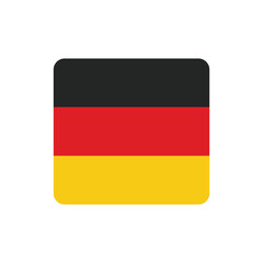 Waving Rectangle Germany Flag Europe Country