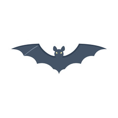 Cute cartoon bat halloween illustration design