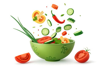 Whip Up a Fresh Vegetable Salad Bowl