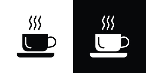 Coffee icon collection. line stroke icon. EPS 10
