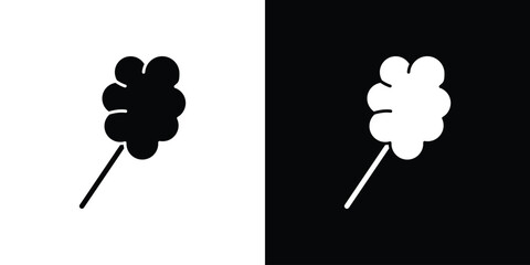 Cotton Candy icon collection. line stroke icon. EPS 10