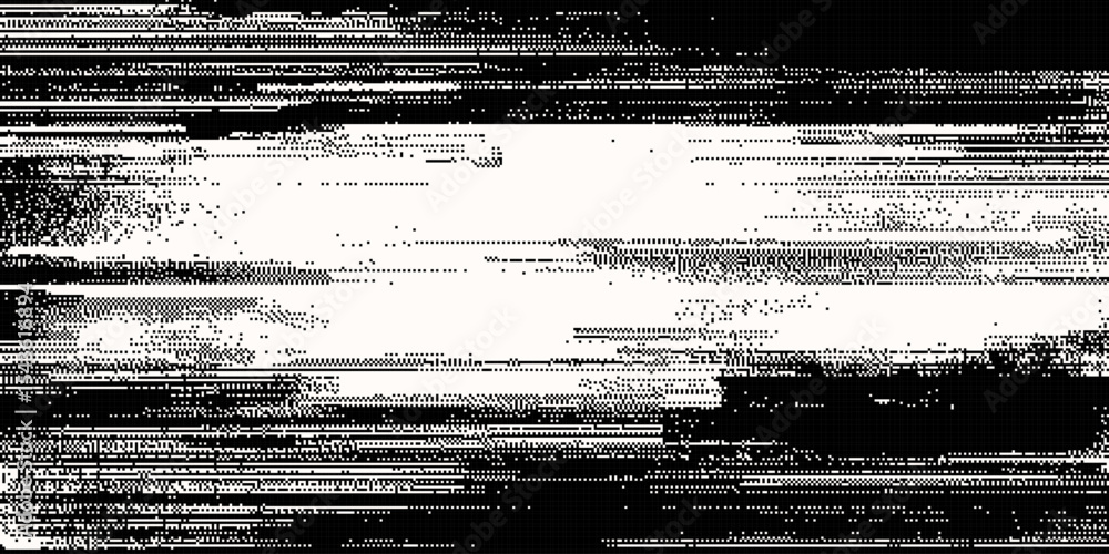 Poster pixel art glitch background with noise and retro texture