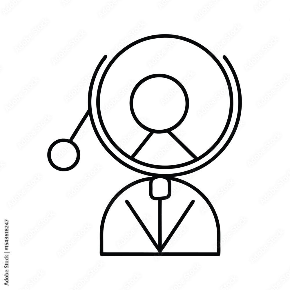 Poster abstract line art composition featuring geometric shapes and minimalist design elements