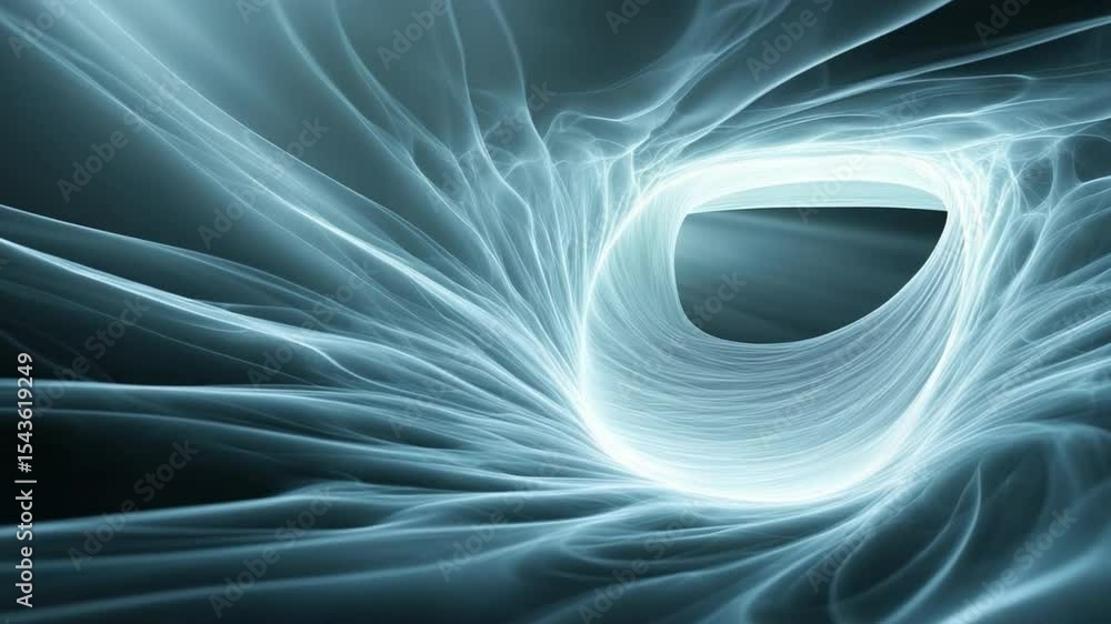Aufkleber illuminated abstraction: a mesmerizing display of swirling, luminescent light and ethereal energy, t