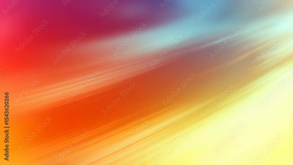 Poster vibrant abstract blur of bright colors with dynamic light streaks for background design