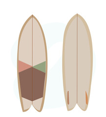 surf board. illustrations of surfboards