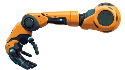 Futuristic robotic arm