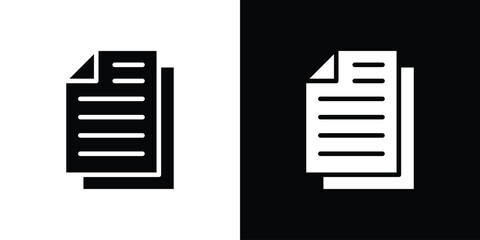 Duplicate icon collection. line stroke icon. EPS 10