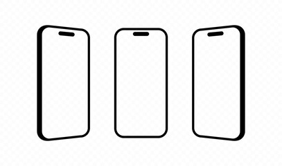 Smartphone screen vector design