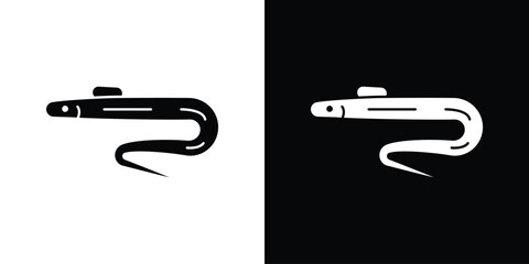 eel icon collection. line stroke icon. EPS 10