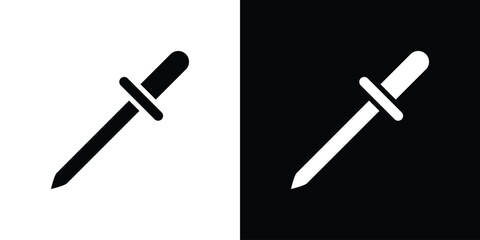 Eye dropper icon collection. line stroke icon. EPS 10