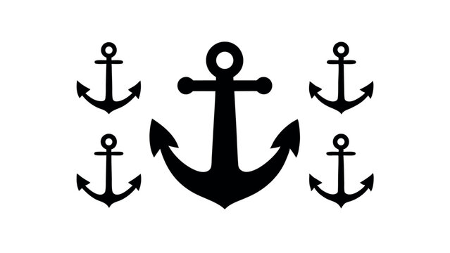 Nautical Anchors A Collection of Simple, Elegant Anchor Designs for Nautical-Themed Projects, Crafts, and Decor - Perfect for DIY Enthusiasts and Creative Individuals