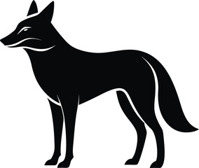 vector illustration of a fox