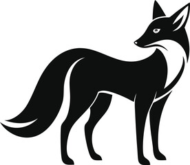 vector illustration of a fox