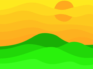 Obraz premium landscape with mountains