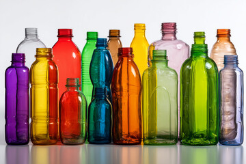 Innovative creations of colorful plastic bottle designs for today's environmentally friendly packaging solutions