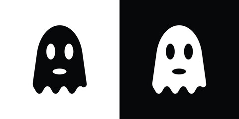 Ghost icon collection. line stroke icon. EPS 10