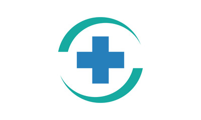 Clean and Modern Medical Logo Vector