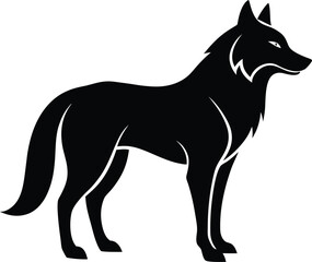 vector illustration of wolf