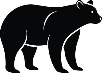 vector illustration of a bear