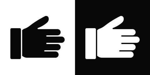 Hand icon collection. line stroke icon. EPS 10