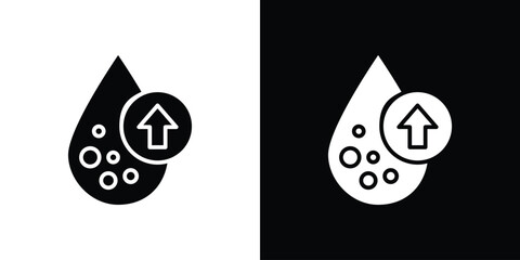 High cholesterol icon collection. line stroke icon. EPS 10