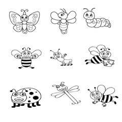 honey bee set of 9 editable vector download