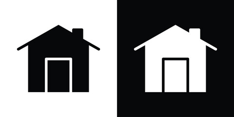 House icon collection. line stroke icon. EPS 10