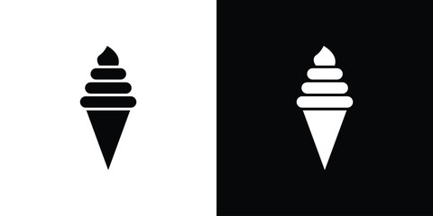 Ice cream icon collection. line stroke icon. EPS 10