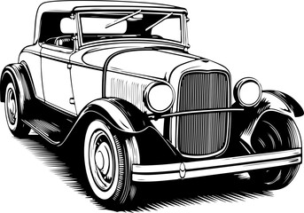 Silhouette Hot Rods cars muscle
