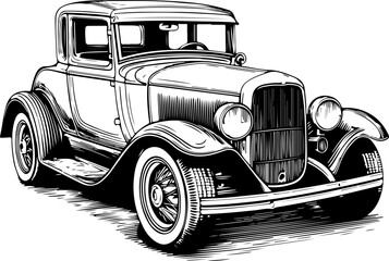 Silhouette Hot Rods cars muscle