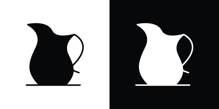 Jug icon collection. line stroke icon. EPS 10