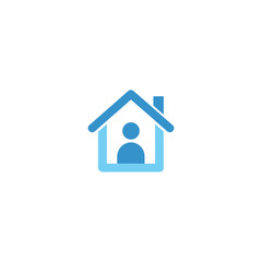 Classic American Farmhouse Different American houses icon Vector thin line icon suburban American houses.
