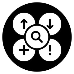identification glyph icon
