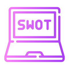 laptop gradient icon