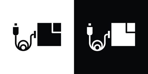 Magsafe icon collection. line stroke icon. EPS 10