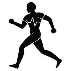 silhouette of a fairy sitting on a leaf with her wings folded