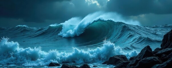 Whirlpool of churning dark water, Mediterranean storm , mediterranean, sea current