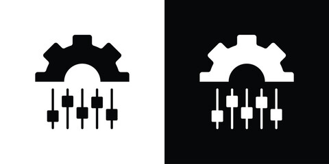 Mass customization icon collection. line stroke icon. EPS 10