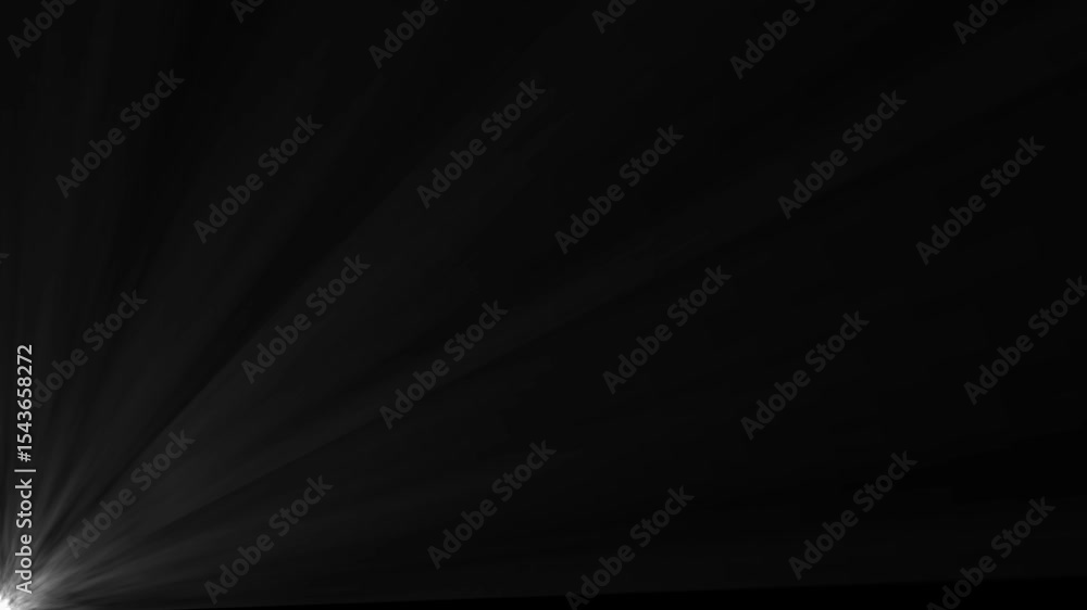 Poster dynamic abstract black and white light patterns with hints of smoke and digital motion create a magi