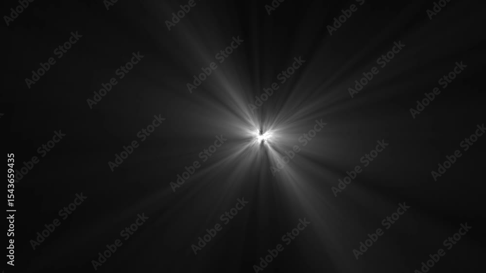 Poster abstract blue light rays create a dynamic background, featuring a glowing star-like effect with colo