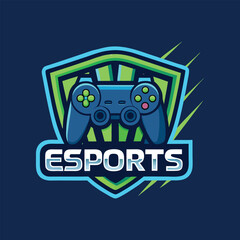 Esports logo vector • mascot gaming emblem • customizable badge icon for streaming, team branding, Twitch, YouTube, gaming tournaments, team identity, modern digital design
