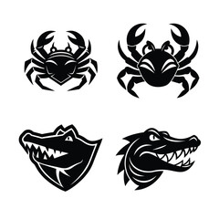 mascot logo animal head bundle