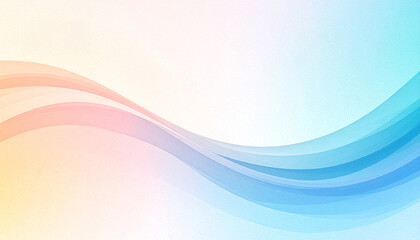 Wavy Pastel Gradient with Copy Space
（コピー用スペース付きの波状パステルグラデーション）